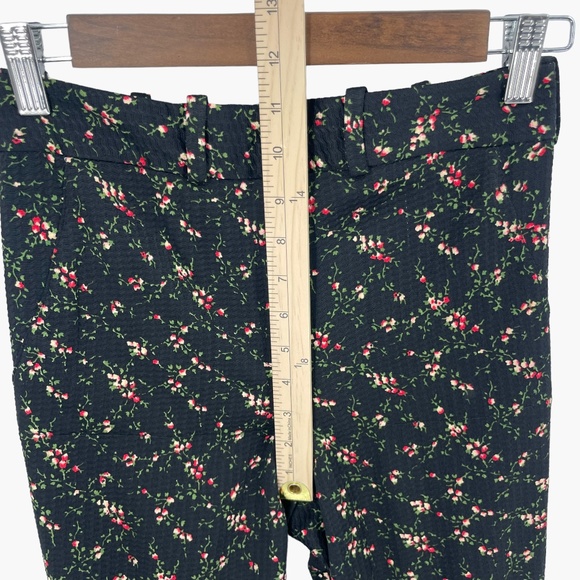 Victoria Beckham Spring Summer 2015 Black Floral Print Skinny Pants - Picture 6 of 9